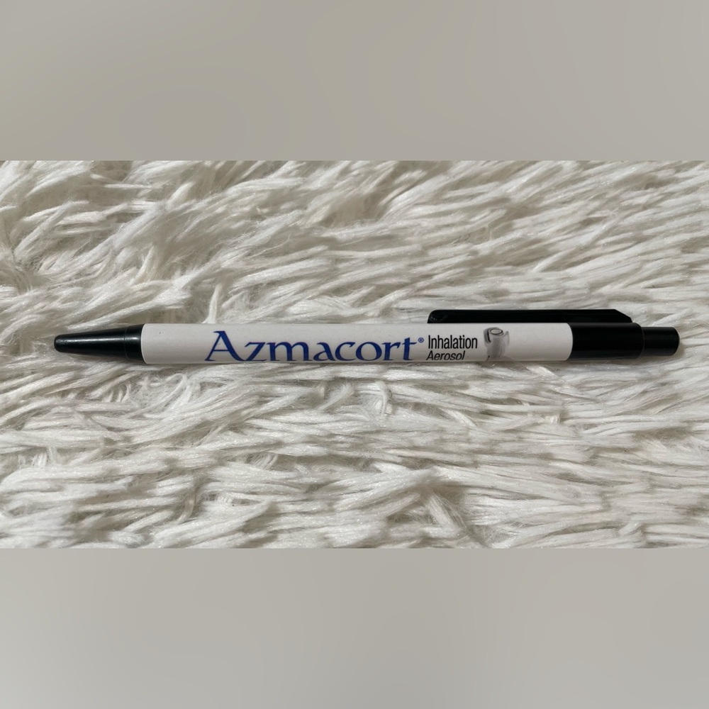 Azmacort UNTESTED Drug Rep Advertising Pharmaceutical Pen Promo Inhaler AS IS